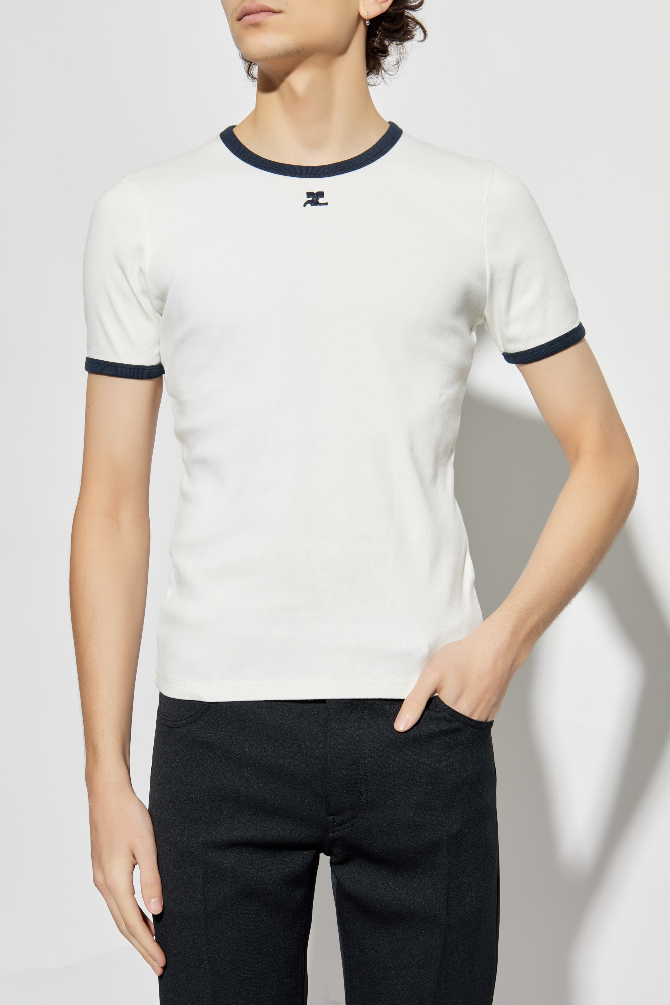 Courrèges T-shirt with logo | Men's | Vitkac
